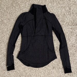 Lululemon Athletica Charcoal Long Sleeve Jacket